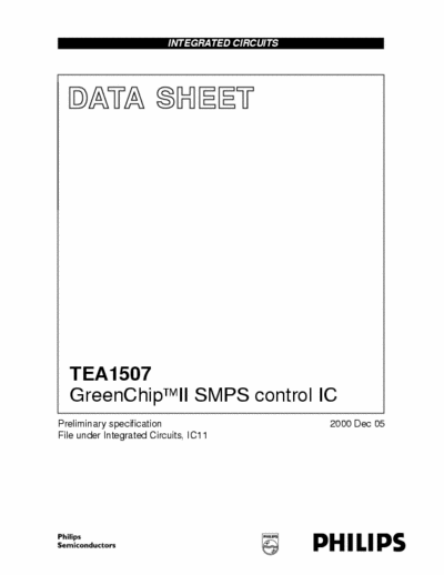 Philips TEA1507 Data Sheet - pag. 20